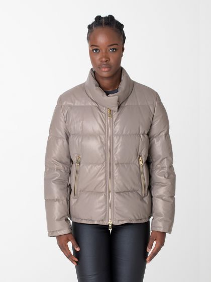 Corvara Damen  Daunen Lederjacke