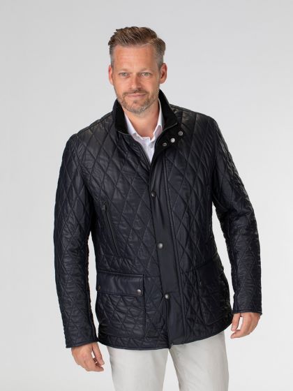 Lancaster Mens Quilted Leather Jacket