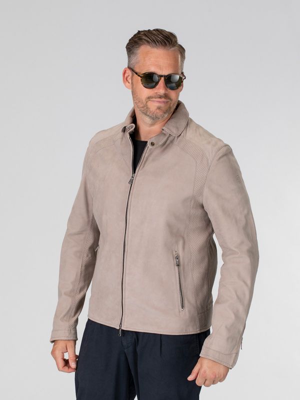 San Remo Herren Lederjacke