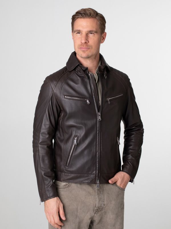 Sao Paulo Mens Leather Jacket