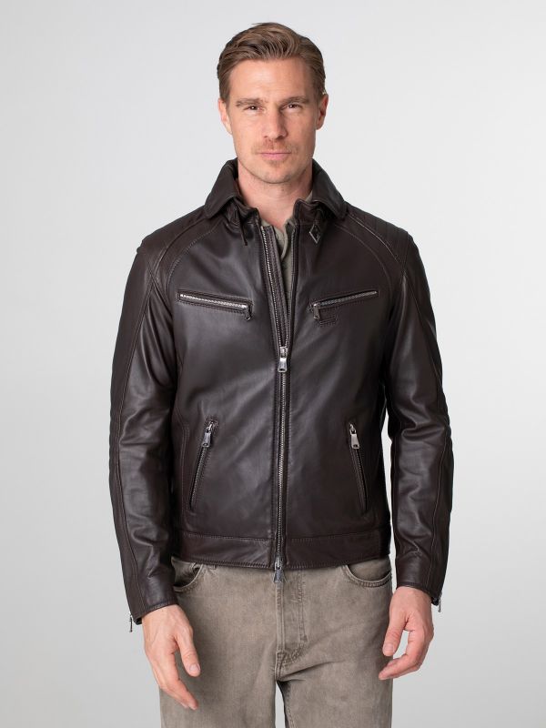 Sao Paulo Mens Leather Jacket