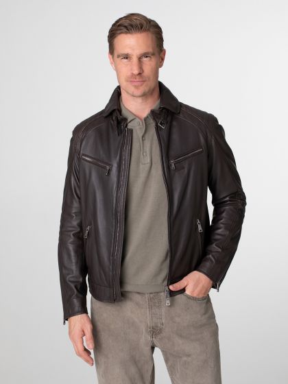 Sao Paulo Herren Lederjacke