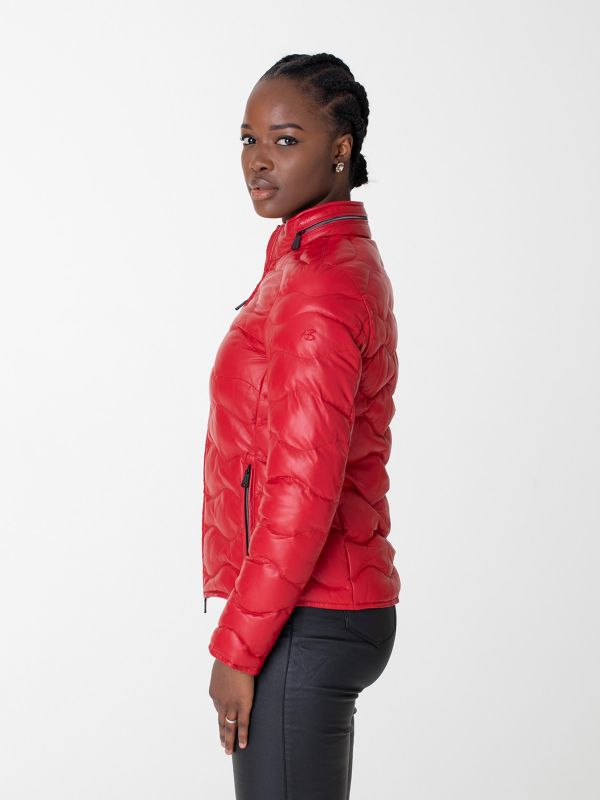 Monterey Damen Leder Daunen Jacke