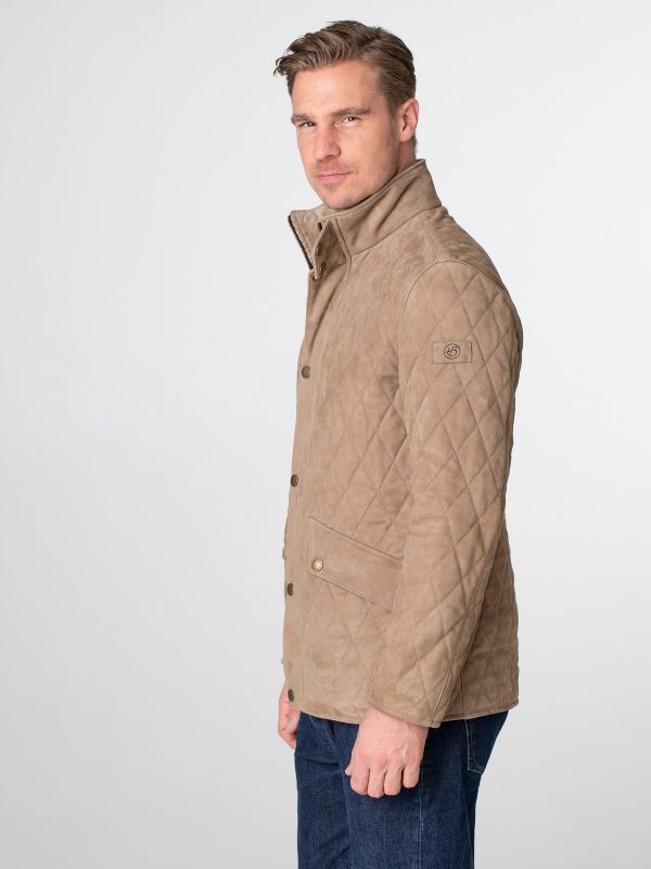 Devon Herren Stepp Lederjacke