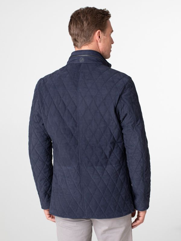 Devon Herren Stepp Lederjacke