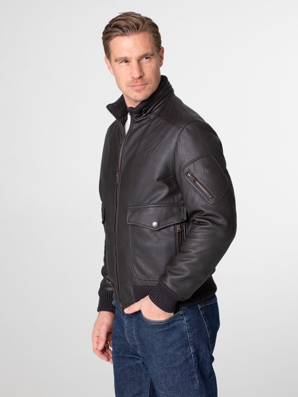 Goodwood Herren Lederjacke