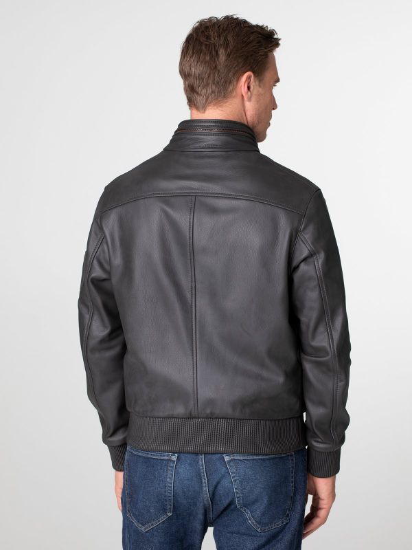 Silverstone Mens Leather Jacket